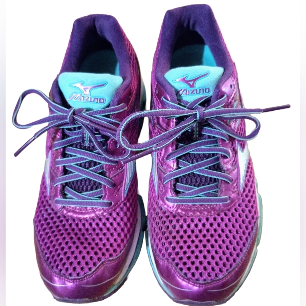 Mizuno Wave Enigma 5 Mesh Running Shoes Sneakers Metallic Purple